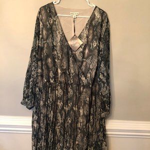 Snake Print Long Sleeve Maxie H2